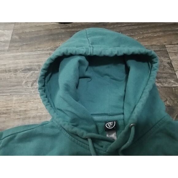 Volcom Pullover Hoodie Mens Size Small Skater Sweatshirt Green 2019 - Picture 7 of 13
